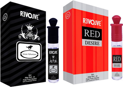 Revolve GREAT ADVENTURE & RED DESIRE Floral Attar(Natural)