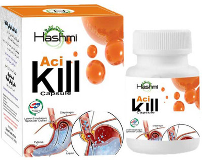 Hashmi ACIKILL Capsule | Helps in Fast Relief from Constipation and Acidity(20 Capsules)