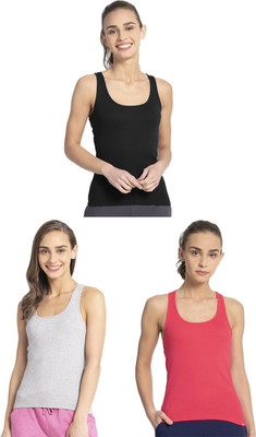 JOCKEY Women Tank Top/Vest(Pack of 3)