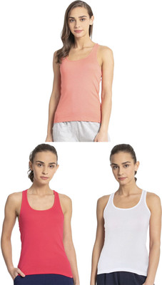 JOCKEY Women Tank Top/Vest(Pack of 3)