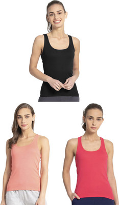 JOCKEY Women Tank Top/Vest(Pack of 3)