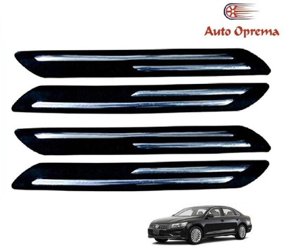 Auto Oprema Plastic Car Bumper Guard(Black, Pack of 4, Volkswagen, Passat)