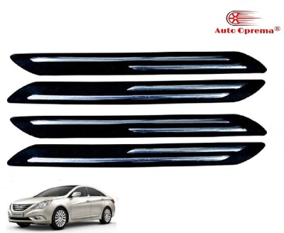 Auto Oprema Plastic Car Bumper Guard(Black, Pack of 4, Hyundai, Sonata Embera)