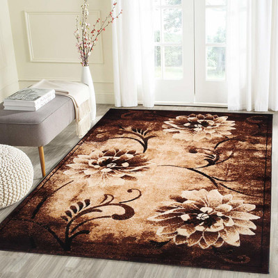 BDH COLLECTION Multicolor Wool Carpet(5 ft,  X 7 ft, Rectangle)
