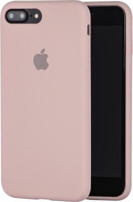LIRAMARK Back Cover for Apple iPhone 8 Plus(Pink, Shock Proof, Silicon, Pack of: 1)