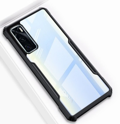 MatteSmoke Back Cover for Vivo V20 SE(Black, Camera Bump Protector, Pack of: 1)