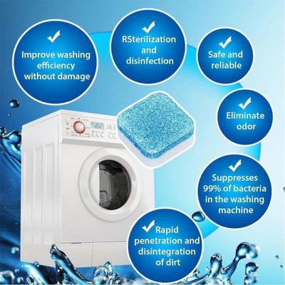 AZAL Washing Machine Deep Cleaner Tablet for All Front and Top Load Machine 1 Detergent Powder (Regular)(5 ml)