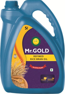 Mr.Gold RiceBran Rice Bran Oil Can(5 L)