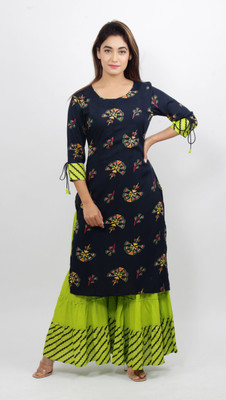 JE JITARWAL Women Kurta Sharara Set