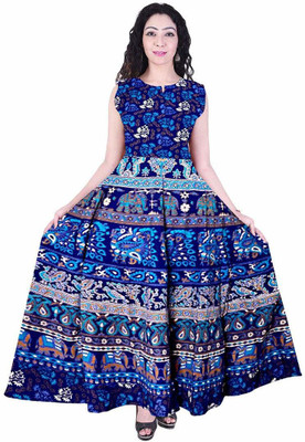 Bharti Empire Anarkali Gown(Multicolor)