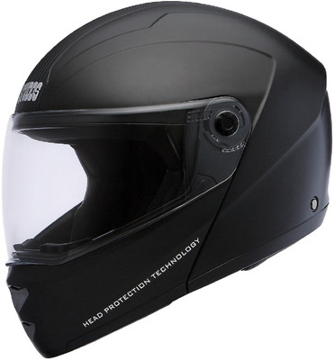STUDDS Ninja Elite Motorsports Helmet(BLACK WITH CARBON CENTER STRIP)