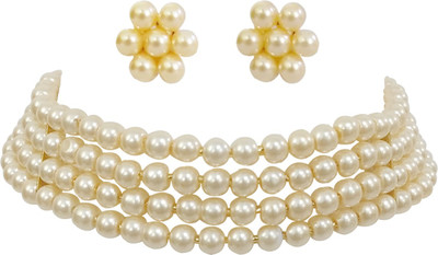 Anahat collection Alloy Gold-plated Gold Jewellery Set(Pack of 1)