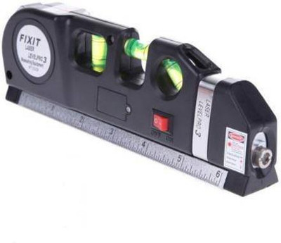 Rangwell Level Laser Horizon Vertical Measure Tape Aligner Bubbles Ruler,Laser Level Pro Multipurpose Non-magnetic Engineer's Precision Level(14 cm)
