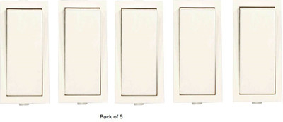 Electro Factory White 6 AMP Switch Pack of 5 Plastic Light Socket(Pack of 5)