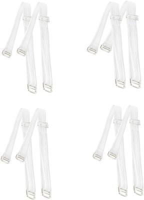 BOLDNYOUNG Fabric Bra Straps(Transparent, Pack of 4)