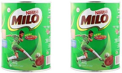 NESTLE Milo Active Go Tin, 400g (Imported) - Pack of 2(2 x 200 g)