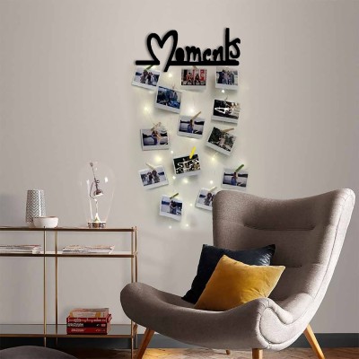VAH Wood Wall Photo Frame(Brown, 12 Photo(s), All type of Photos)