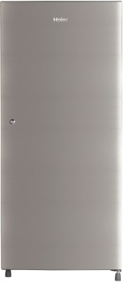 Haier 195 L Direct Cool Single Door 5 Star Refrigerator(Inox Steel, Titanium Steel, HED-20FSS)