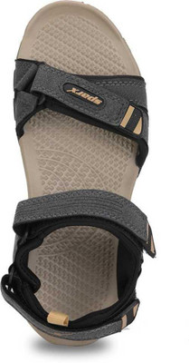 Sparx SS 481 Men Sandals(Black, Beige , 8)
