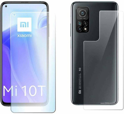TevarSmart Front and Back Tempered Glass for Mi 10T(Pack of 2)