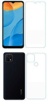 PR SMART Front and Back Tempered Glass for Oppo A15(Pack of 2)