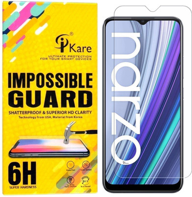 SecureSmarty Impossible Screen Guard for Realme Narzo 30A(Pack of 1)