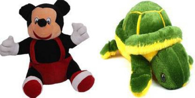 Nihan Enterprises Premium Quality Mickey Mouse Soft Toys (30 Cm) and Stuffed Soft Tortoise Plush Toy Kids Birthday (30 Cm) - Combo soft toy - 26 cm (Multicolor) - 26 cm(Multicolor) Nihan Enterprises Premium Quality Mickey Mouse Soft Toys (30 Cm) and Stuffed Soft Tortoise Plush Toy Kids Birthday (30 Cm) - Combo soft toy - 26 cm (Multicolor) - 26 cm(Multicolor)