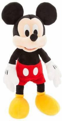 Decoready Mickey Mouse Disney soft toy Kids favourite Cartoon Character  - 30 cm(Red and Black)