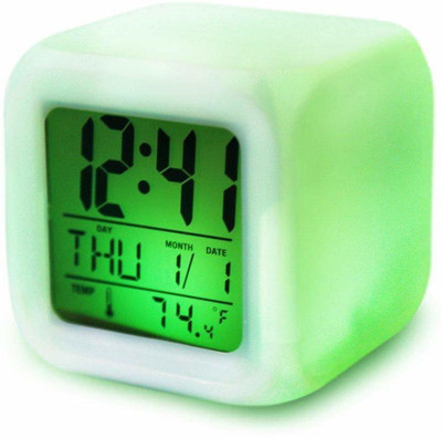 iWin Digital White Clock