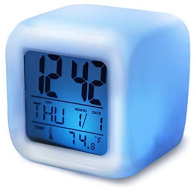 iWin Digital White Clock