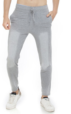 Barry and Clark Solid Men Grey Track Pants
