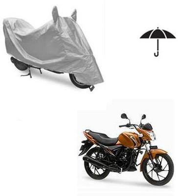 Atulit enterprises Two Wheeler Cover for Suzuki(Sling, Silver)