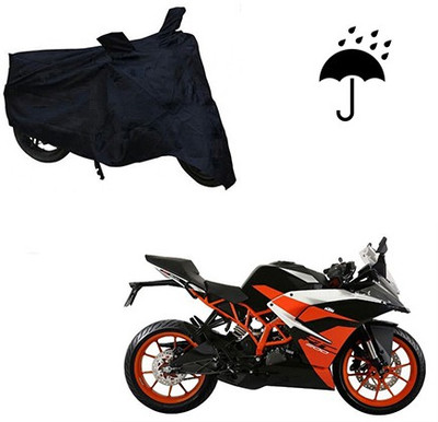 Atulit enterprises Two Wheeler Cover for KTM(RC 200, Black)