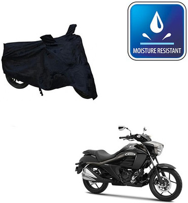 Feel heaven Two Wheeler Cover for Suzuki(Intruder, Black)