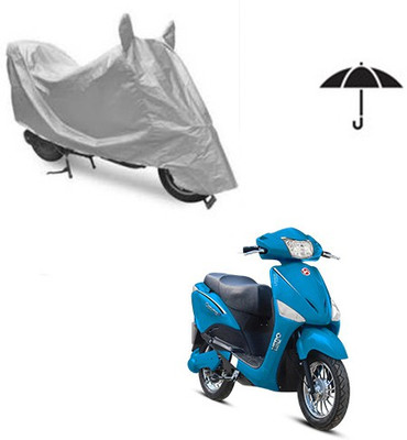Atulit enterprises Two Wheeler Cover for Hero(Electric Optima, Silver)