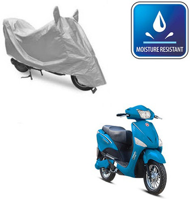 Feel heaven Two Wheeler Cover for Hero(Electric, Silver)