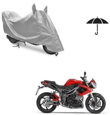 Atulit enterprises Two Wheeler Cover for DSK Benelli(TNT R, Silver)