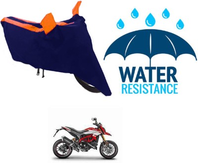 RONISH Waterproof Two Wheeler Cover for Ducati(Hypermotard, Blue)