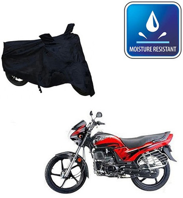 Feel heaven Two Wheeler Cover for Honda(Passion Plus, Black)