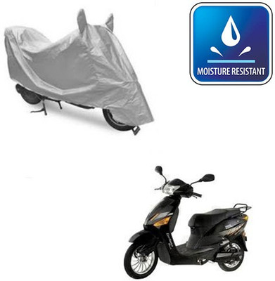 Feel heaven Two Wheeler Cover for Hero(Electric Zippy, Silver)