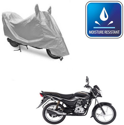 Feel heaven Two Wheeler Cover for Bajaj(Platina 100 DTS-i, Silver)