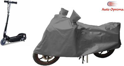 Auto Oprema Waterproof Two Wheeler Cover for Universal For Bike(Electric Zippy, Grey)