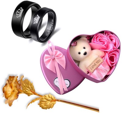 University Trendz Jewelry, Artificial Flower, Soft Toy Gift Set