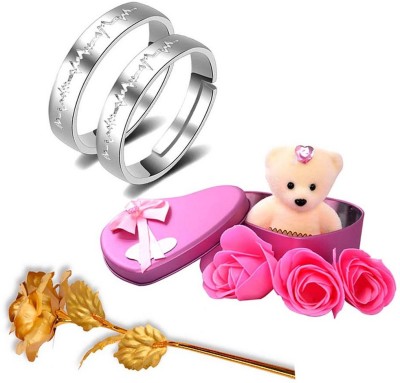 University Trendz Jewelry, Soft Toy, Artificial Flower Gift Set