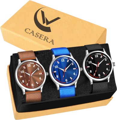 casera Rubbers Strap Watch Slim Dial And Case Wrist Watches For Boy And Men Analog Watch  - For Boys