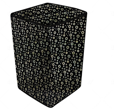 KingMatters Top Loading Washing Machine  Cover(Width: 57 cm, Yellow, Black)