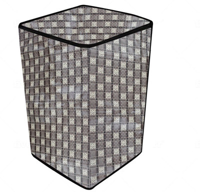 KingMatters Top Loading Washing Machine  Cover(Width: 64 cm, Brown, Yellow)