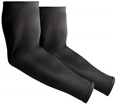 QUADA Polyester Arm Sleeve For Men & Women(S, Black)
