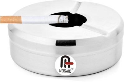 5% OFF on Mosaic Ashtray for Stainless Steel Ash Holder Tray for Home, Office and Bar BIG Silver Stainless Steel Ashtray(Pack of 1) 5% OFF on Mosaic Ashtray for Stainless Steel Ash Holder Tray for Home, Office and Bar BIG Silver Stainless Steel Ashtray(Pack of 1)