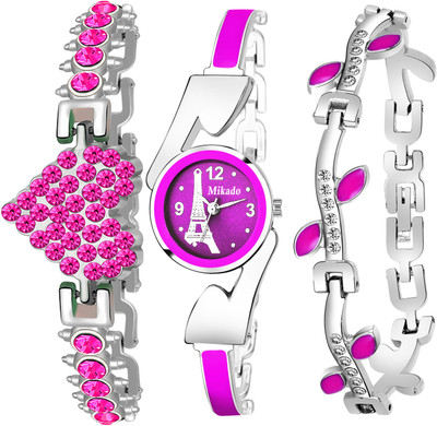 MIKADO Alloy Bracelet Set(Pack of 3)